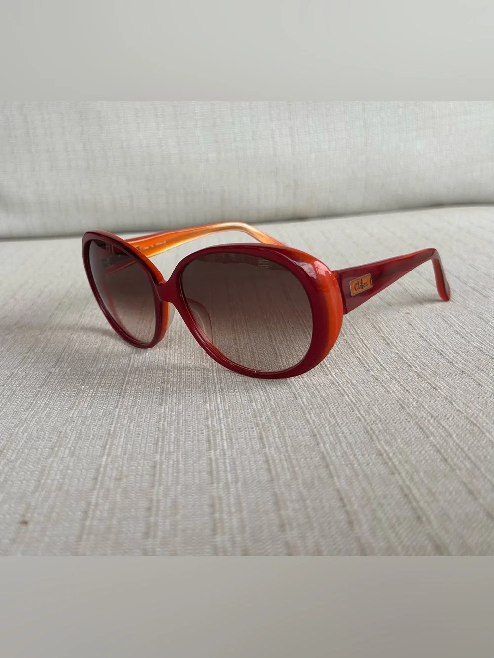 Cole Haan Red Oversized Womens Sunglasses